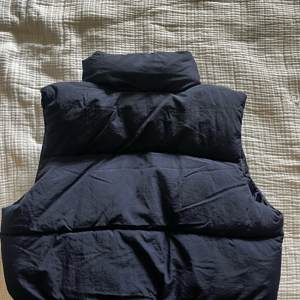H&M Dark Blue Quilted Vest